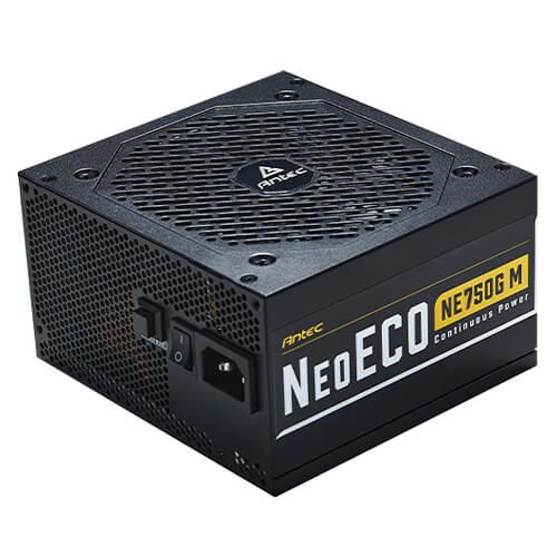 Antec Power Supply NeoECO NE750G M 80+ Gold Certified 750W Fully Modular Antec Power Supply NeoECO NE750G M 80+ Gold Certified 750W Fully Modular